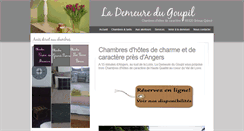 Desktop Screenshot of demeure-du-goupil.com